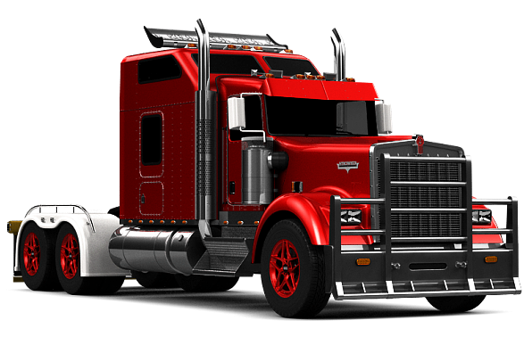 red truck right 