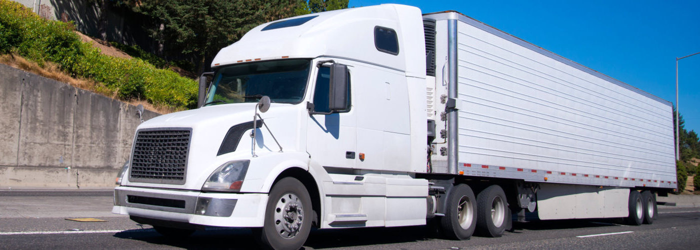 a big white truck