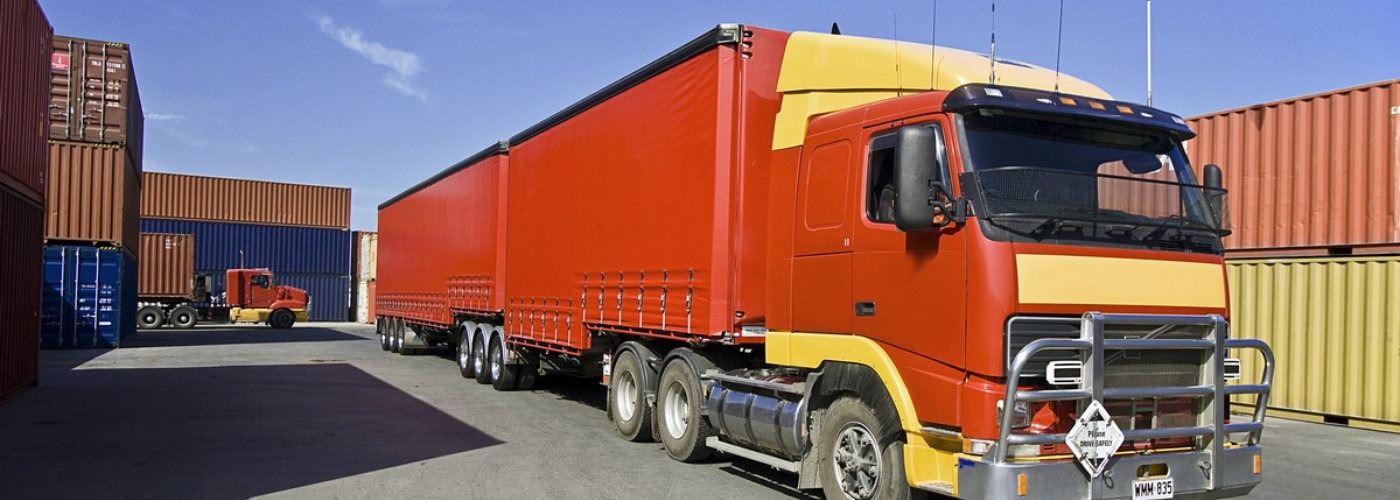 orange truck